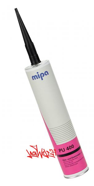 MIPA PU Dicht- und Klebmasse PU-400, SCHWARZ, Kartusche, 310ml, überlackierbar